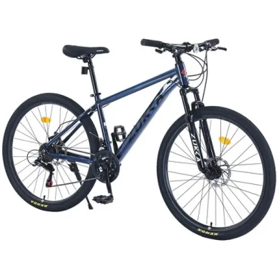 NAYSAYE Bicycle Mountain Bike 27.5 Inch Wheels 21 Speed Front Suspension for Men Women Boys and Girls, Blue, 68.8"*26.37"*39.37" image {5}