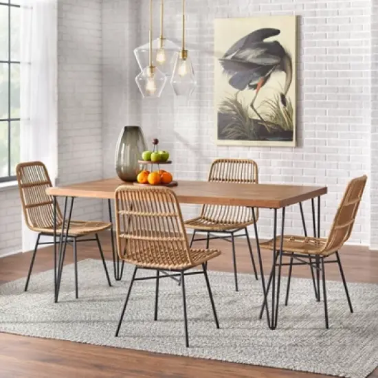 Set of 2 Greenville Dining Chairs Natural - Lifestorey image {2}