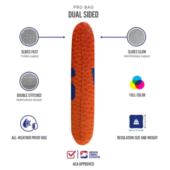 Gameday Gainesville Synergy Pro Orange Cornhole Bags (Set of 4) image {2}