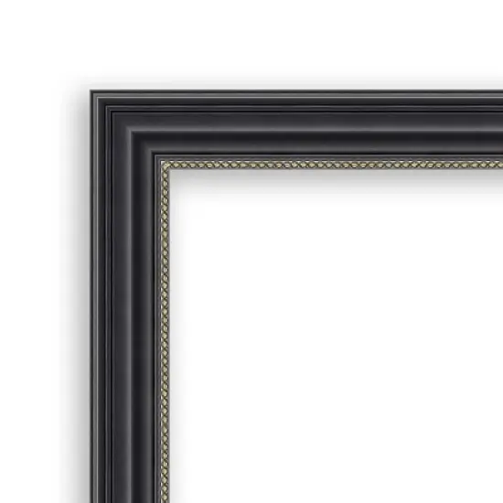 Amanti Art Stylish Black Narrow Framed Dry Erase Magnetic Board image {3}