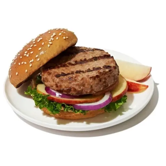 Mighty Spark Bacon Bursting Ground Turkey Burger Patties - 8oz/2ct image {2}