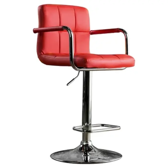 Ethan Adjustable Swivel Barstool with Arms - Furniture of America image {7}
