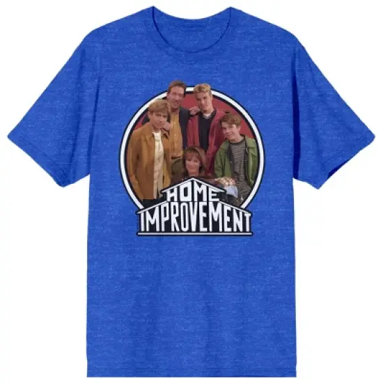 Home Improvement Taylor Family Portrait Crew Neck Short Sleeve Royal Blue Heather Women&rsquo;s T-shirt image {2}
