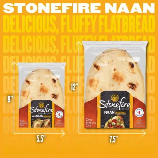 Stonefire Mini Original Naan - 7.05oz/4ct image {6}