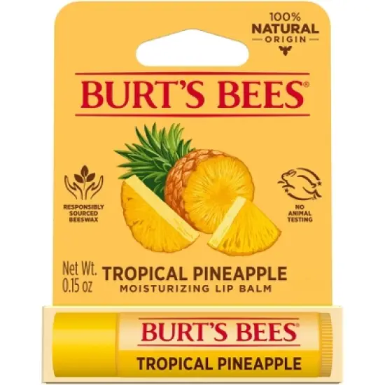 Burt's Bees Lip Balm - Pineapple - 0.15oz image {13}