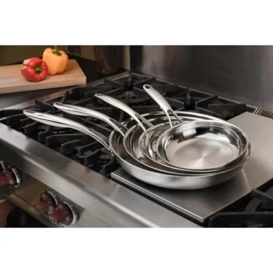 Frieling, Black Cube Stainless Fry pan, Satin image {2}