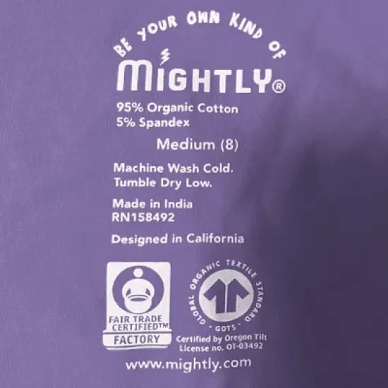 Mightly Toddler Fair Trade Organic Cotton Short Sleeve Dresses 2-pack image {1}