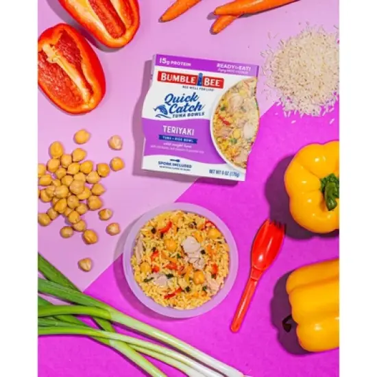 Bumble Bee Quick Catch Teriyaki Rice Tuna Bowl - 6oz image {9}