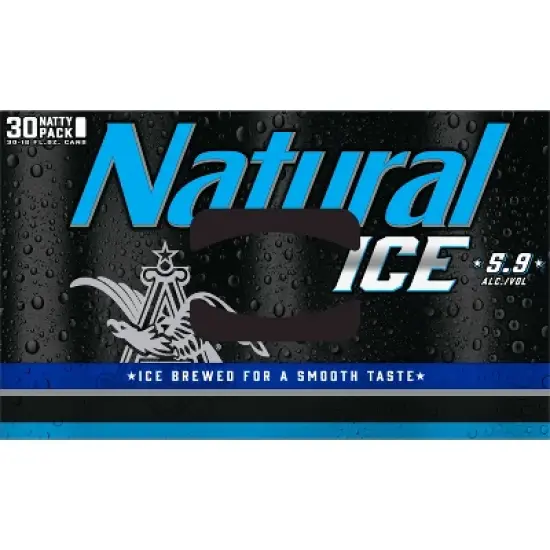 Natural Ice Beer - 30pk/12 fl oz Cans image {3}