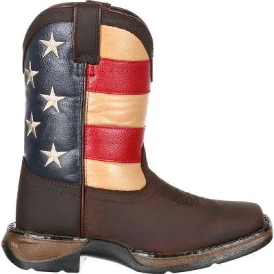 Lil' Rebel by Durango Kids Western Boot, DBT0159, Patriotic image {6}