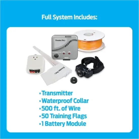 Premier Dog Pet In-Ground Fence - Black image {3}