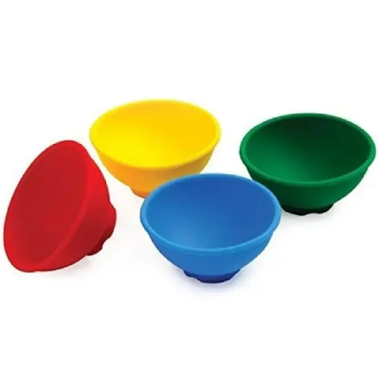 Norpro Multicolor Silicone Mini Pinch Bowls, Set of 4 image {4}