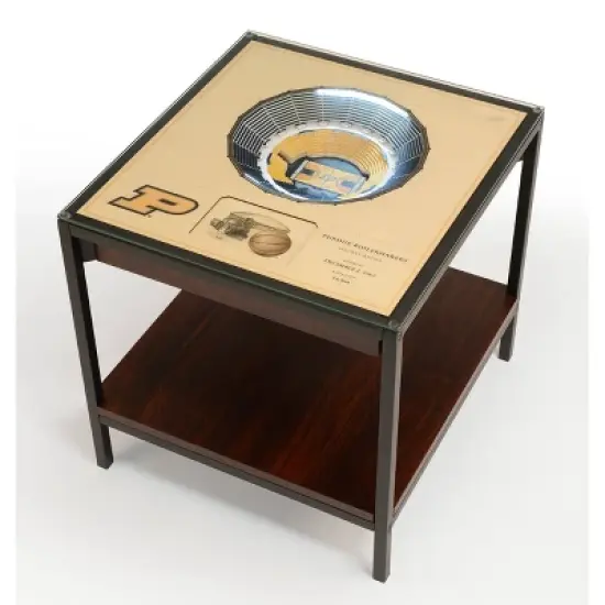 NCAA Purdue Boilermakers Basketball 25-Layer StadiumViews Lighted End Table image {5}