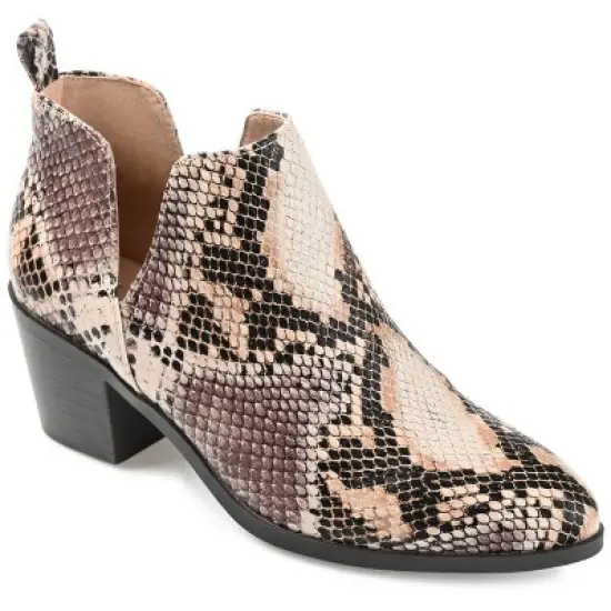 Journee Collection Womens Lola Pull On Stacked Heel Booties image {15}