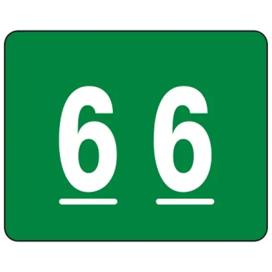 Smead DCCRN Color-Coded Numeric Label image {8}