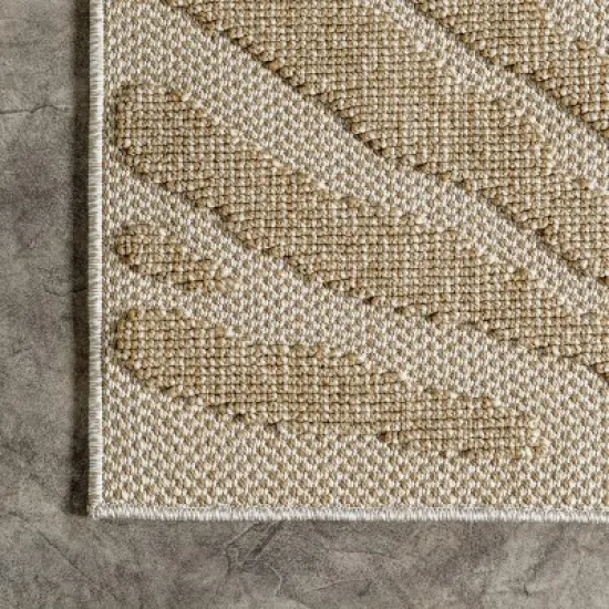 nuLOOM Kisha Transitional Abstract Indoor/Outdoor Patio Area Rug image {4}