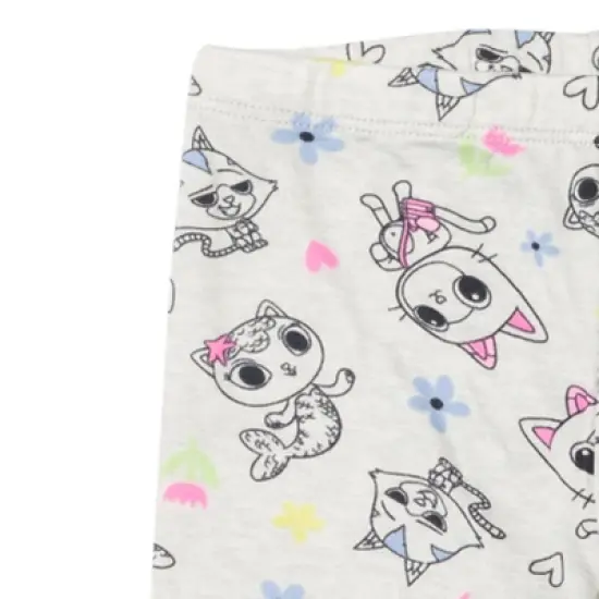 Gabby's Dollhouse Gabby Pandy Paws Girls Zip Up Fleece Hoodie T-Shirt and Leggings 3 Piece Outfit Set Toddler to Big Kid  image {7}