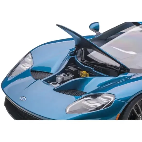 2017 Ford GT Liquid Blue Metallic 1/12 Model Car by Autoart image {2}