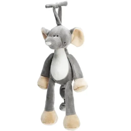 TriAction Toys Teddykompaniet Big Ears Musical Plush | Elephant image {1}