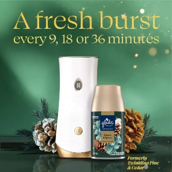 Glade Automatic Spray Air Freshener - Balsam & Spruce - 6.2oz image {4}