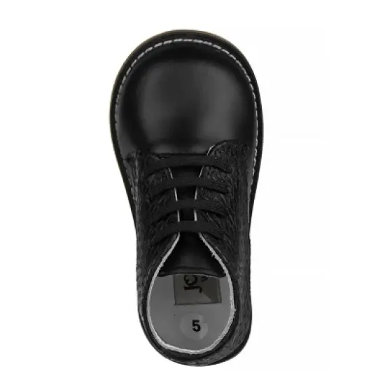 Josmo Logan Toddler Woven Leather Unisex Kids Non-Slip First Walker Baby Shoes image {6}