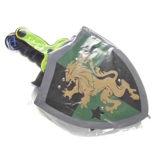 Insten 2 Pack Play Foam Swords And Shields for Kids, Pretend Warrior or Knight image {5}