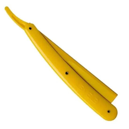 L3 - Level 3 Straight Razor Holder - Excellent Grip and Control - Precision Shaving Control - Level Three Straight Razor Holder (Yellow) image {6}