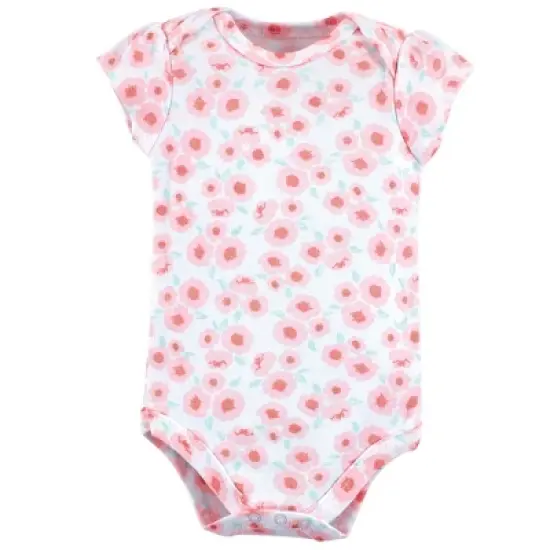Little Treasure Baby Girl Cotton Bodysuits 5pk, Brunch image {4}