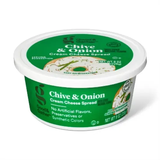 Chive & Onion Cream Cheese Spread - 8oz - Good & Gather&trade; image {1}