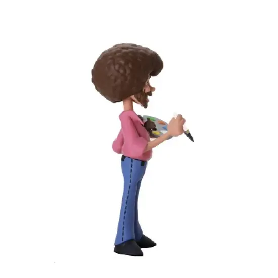 Bob Ross - 6" Scale Action Figure - Toony Classics Bob Ross with Peapod image {4}