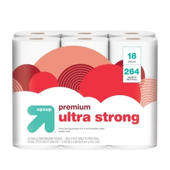 Premium Ultra Strong Toilet Paper - up & up&trade; image {3}
