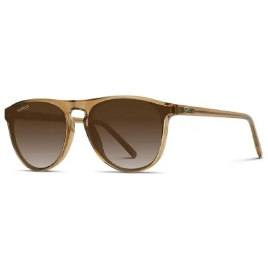 WMP Eyewear Round One Bridge Modern Aviator Sunglasses image {1}