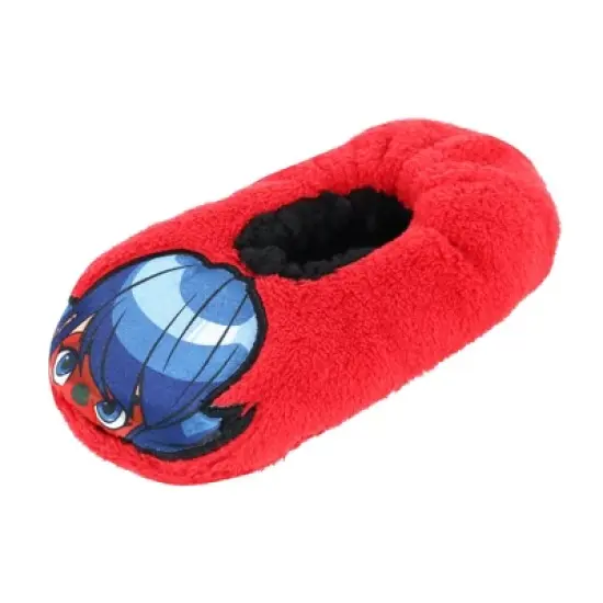 Textiel Trade Girl's Peeking Miraculous Ladybug Solid Slippers image {3}