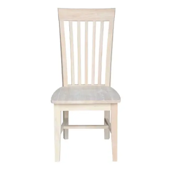 Set of 2 Tall Mission Chairs - International Concepts image {1}