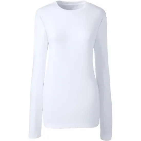 Lands' End School Uniform Women's Long Sleeve Essential T-shirt image {11}