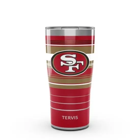 NFL San Francisco 49ers 20oz Hype Stripes Tumbler image {4}