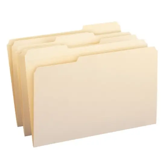 Smead File Folder, Reinforced 1/3-Cut Tab, Legal Size, Manila, 100 Per Box (15334) image {9}