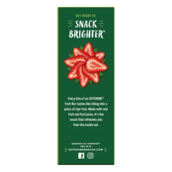Outshine Strawberry Frozen Fruit Bar - 6ct image {11}