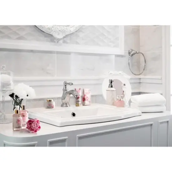 Lovery Home Spa Gift Basket - Wild Rose & Raspberry Leaf Scent - 7pc image {7}