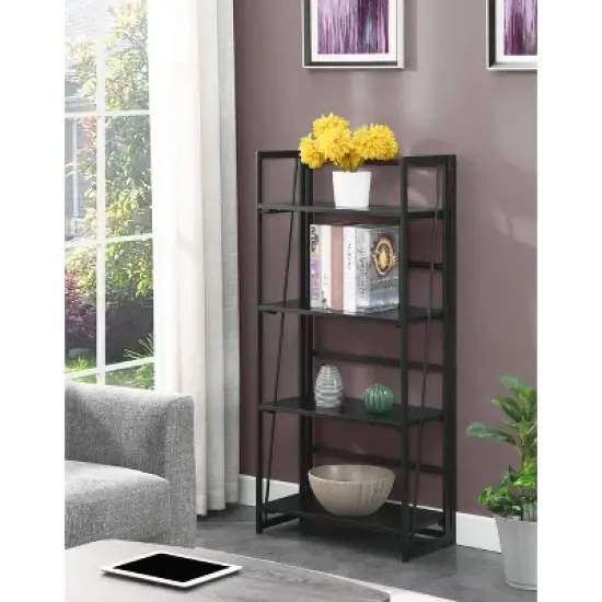 Xtra Folding 4 Tier Bookshelf - Breighton Home image {1}