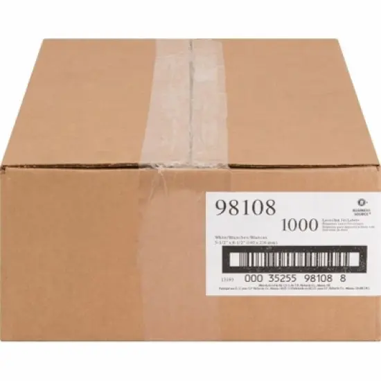 Business Source - Multipurpose Shipping Labels - 8 1/2 in. - 1000 Per Carton image {2}