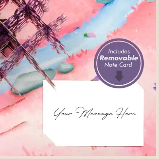 Frndly by Paper Love 3D Wisteria Pop Up Card image {6}