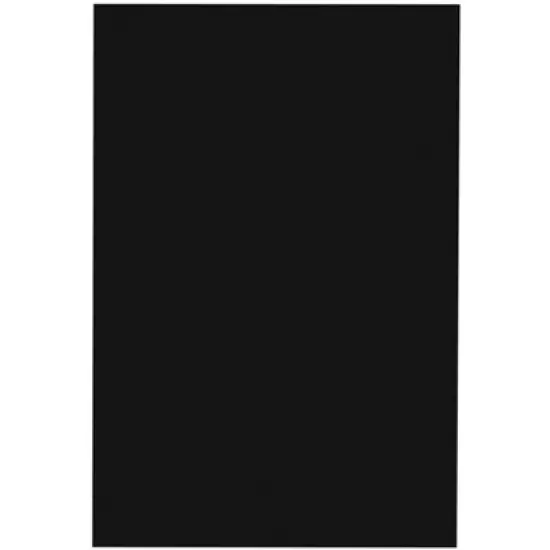 School Smart Folding Bristol Board, 9 x 12 Inches, Black, Pack of 100 image {6}