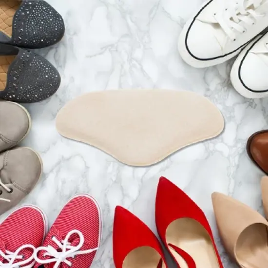 Unique Bargains Breathable Shoes Heel Pads One Size 2 Pair image {5}