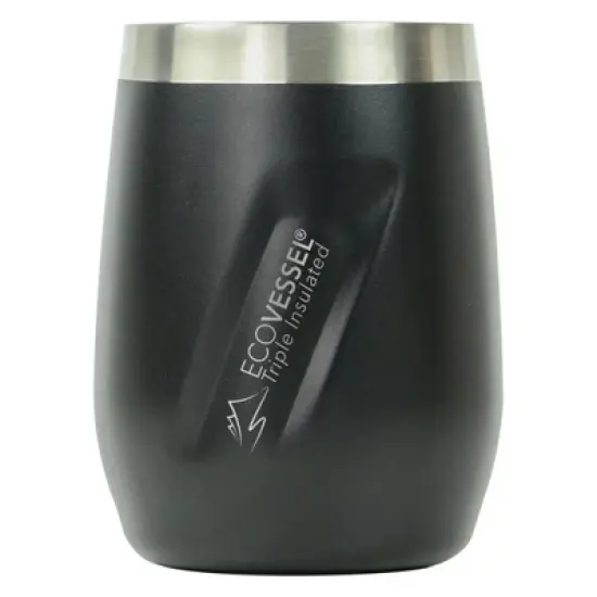 EcoVessel PORT 10oz Insulated Stainless Steel Stemless Wine Glass / Whiskey / Cocktail Tumbler image {7}
