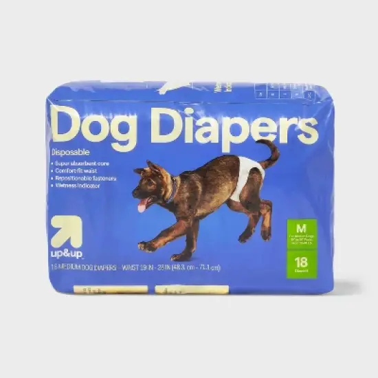 Dog Diapers - 18ct - up&up&trade; image {6}