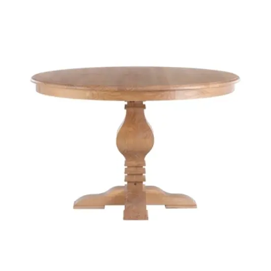 Doherty Round Dining Table Rustic Honey - Powell image {3}