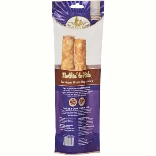 Fieldcrest Farms Nothin' to Hide 10" Bagels Bacon Flavor Premium Dog Chew - 6.38 oz(Pack of 2) image {2}