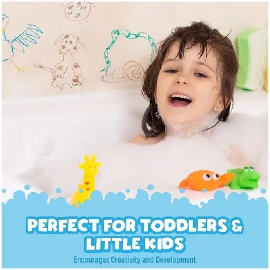 Tub Works Smooth Bath Crayons Bath Toy, 12 Pack image {3}