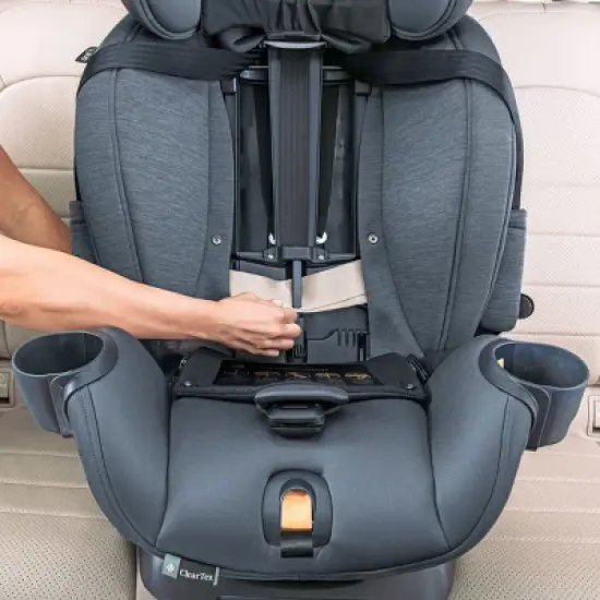 Chicco OneFit LX ClearTex All-in-One Convertible Car Seat - Smoke image {20}